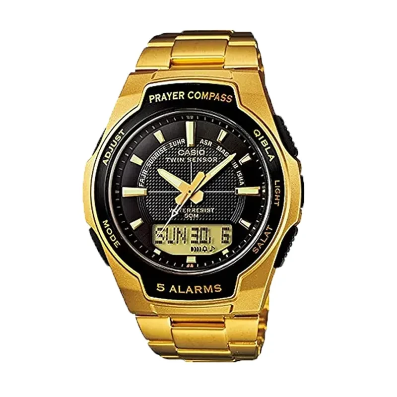 Casio Prayer Compass Prayer Times Alarms Men's Watch- CPW-500HG-1AV